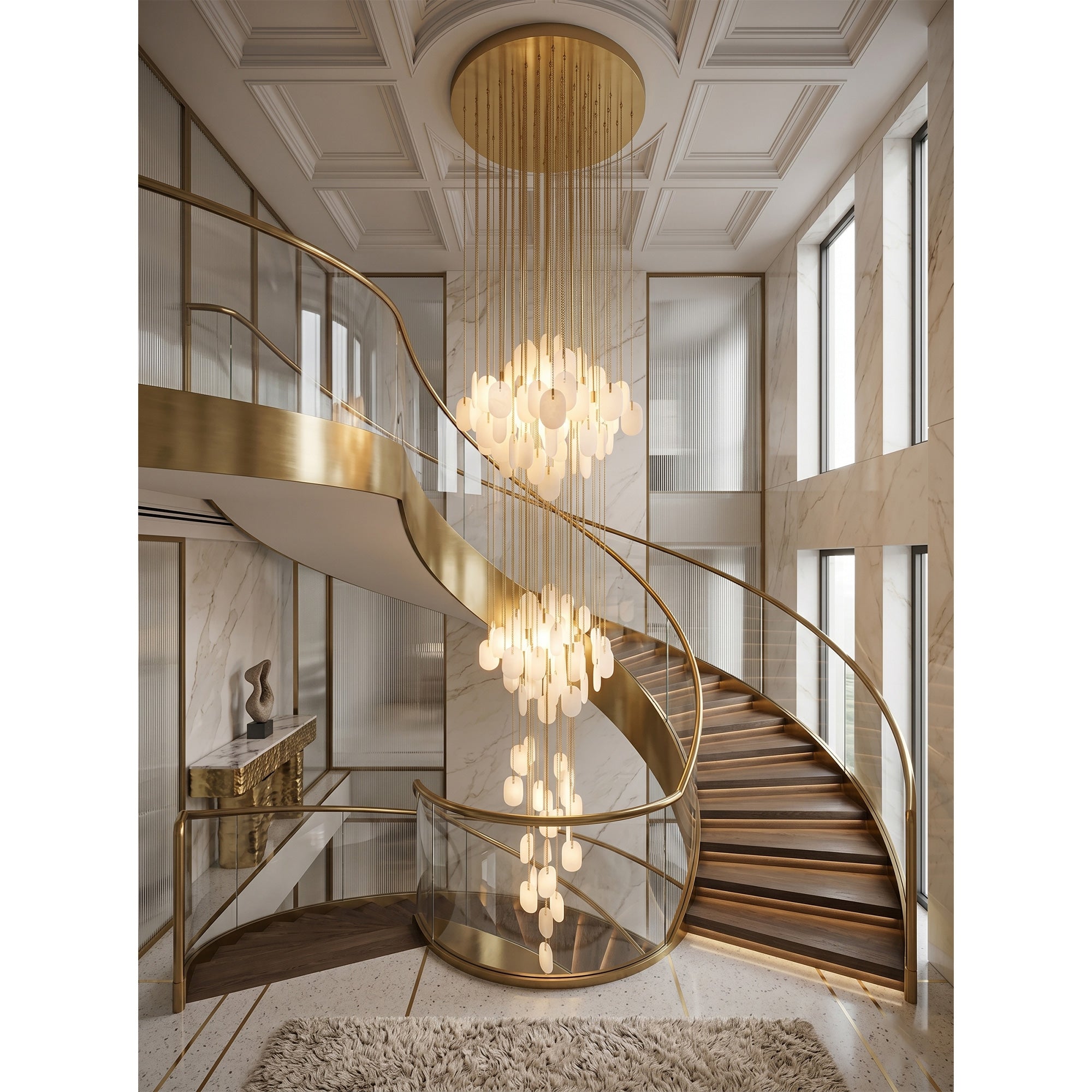 Allure Alabaster Chandelier