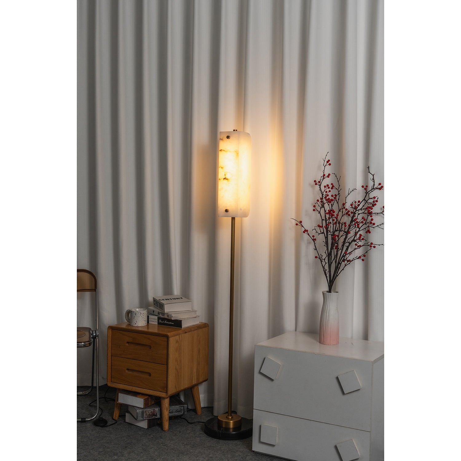 Years Alabaster Stehlampe