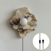 Abnormal Marble Plug-in Wall Sconce