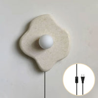 Abnormal Marble Plug-in Wall Sconce