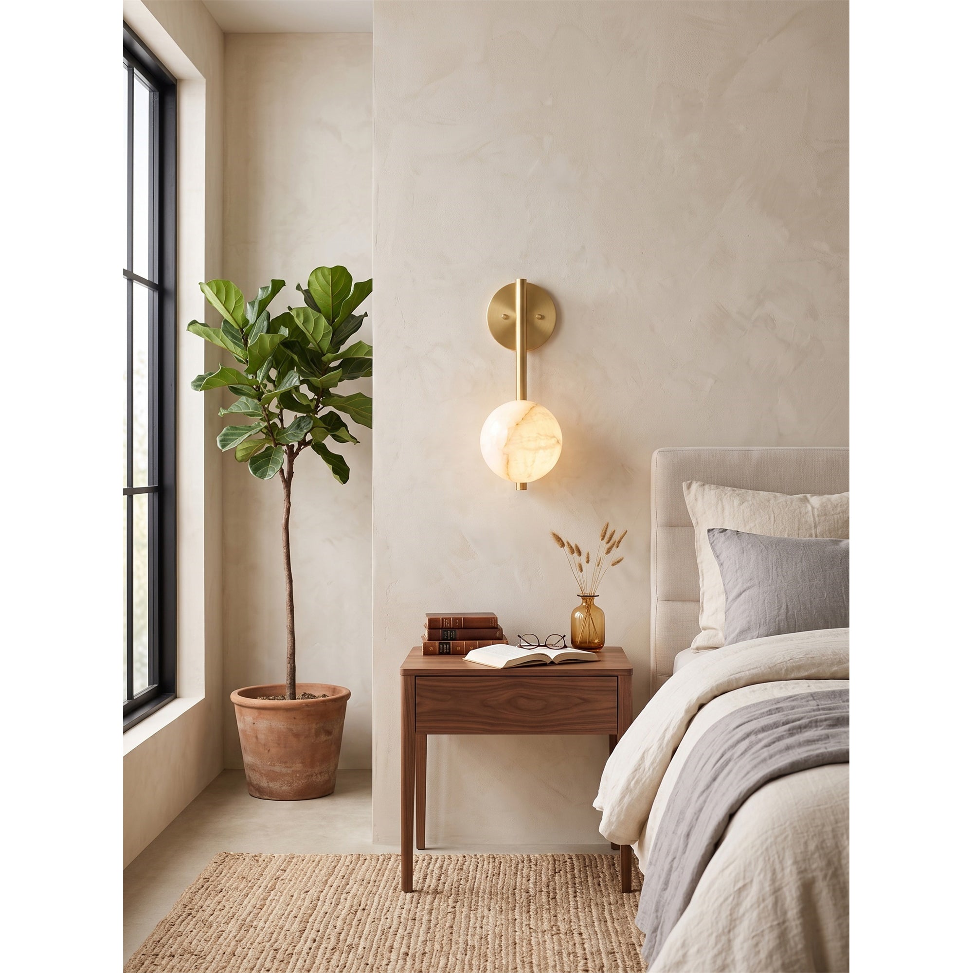 Adrion Alabaster Wall Sconce