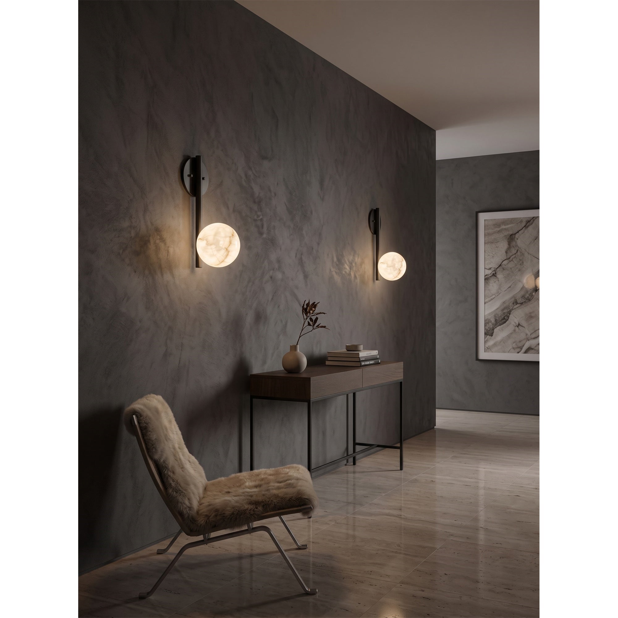 Adrion Alabaster Wall Sconce