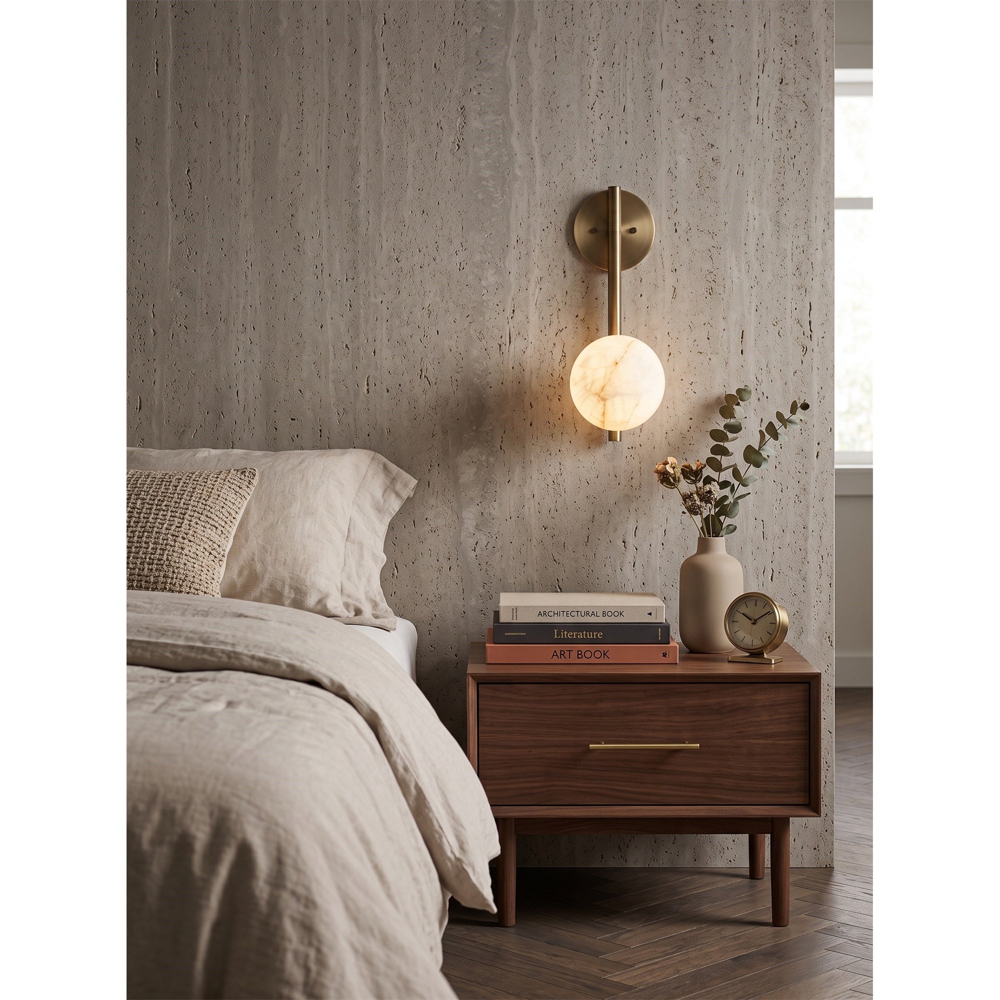 Adrion Alabaster Wall Sconce