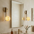 Load image into Gallery viewer, Adrion Alabaster Wall Sconce
