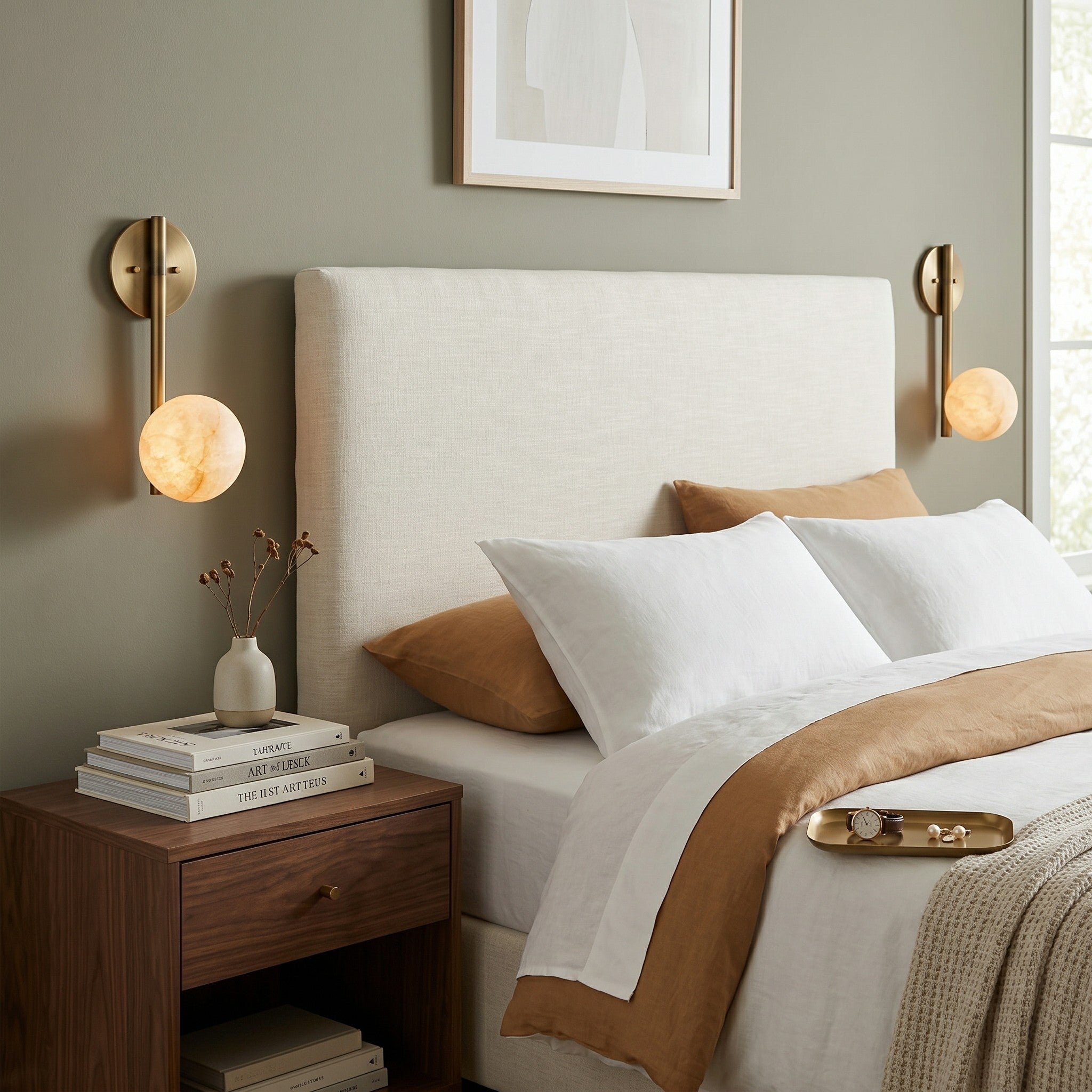 Adrion Alabaster Wall Sconce