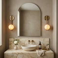 Load image into Gallery viewer, Adrion Alabaster Wall Sconce
