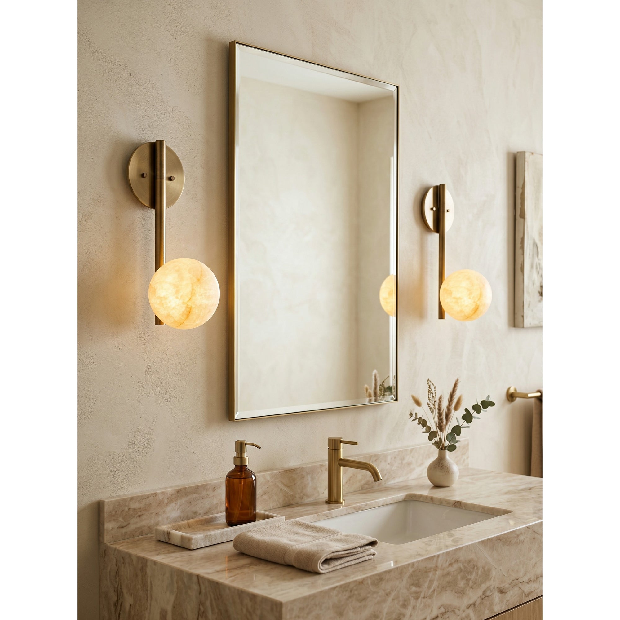 Adrion Alabaster Wall Sconce