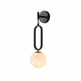 Charger l'image dans la visionneuse de la galerie, Alabaster Ball Wall Sconce
