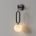 Charger l'image dans la visionneuse de la galerie, Alabaster Ball Wall Sconce
