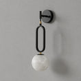 Charger l'image dans la visionneuse de la galerie, Alabaster Ball Wall Sconce
