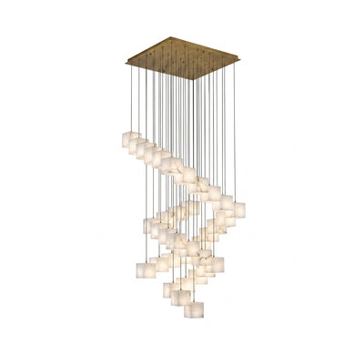 Alabaster Box Chandelier