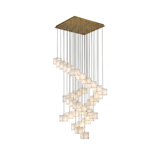 Alabaster Box Chandelier