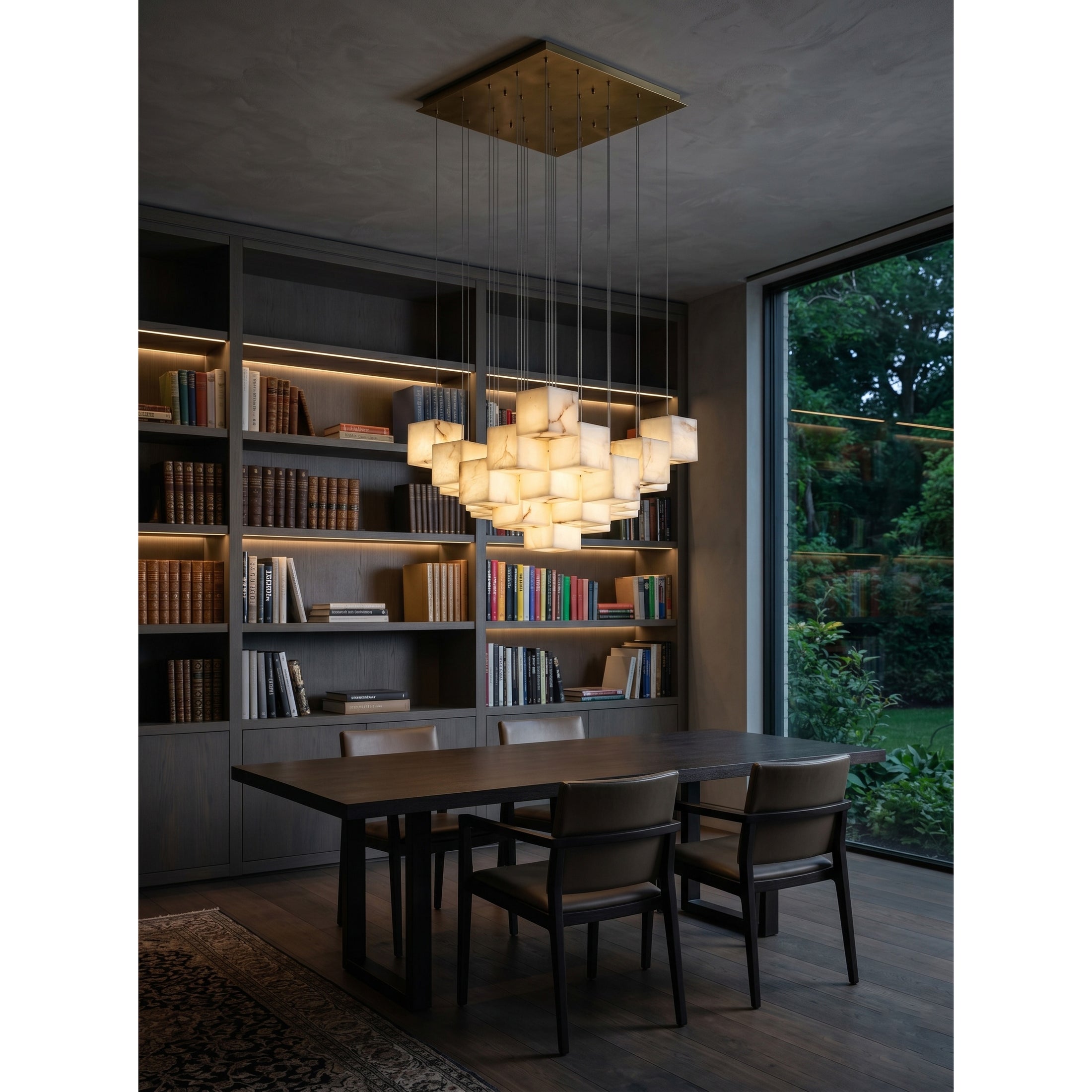 Alabaster Box Chandelier