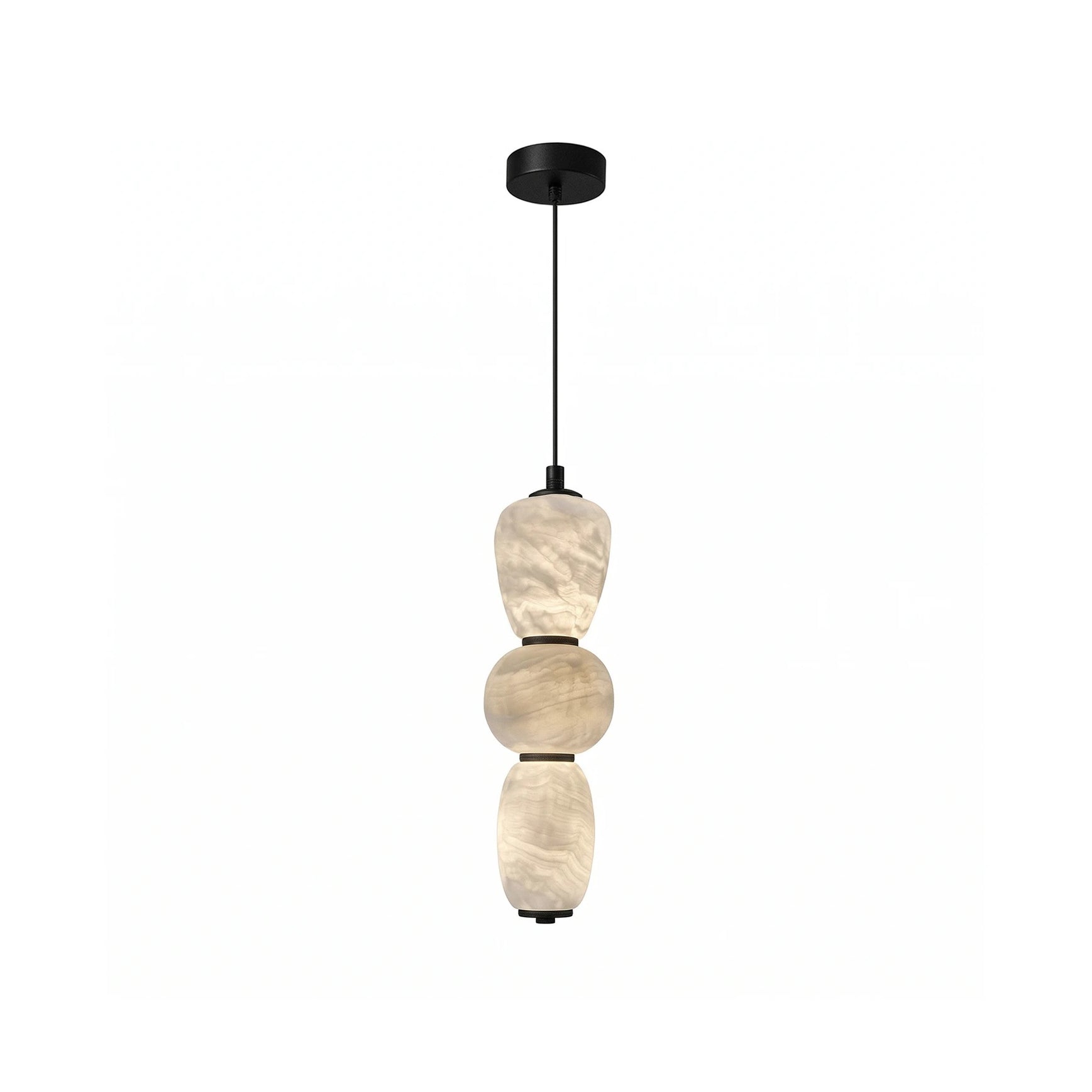 Alabaster Pendulous Pearl Pendant Lamp
