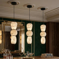 Load image into Gallery viewer, Alabaster Pendulous Pearl Pendant Lamp
