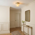 Charger l'image dans la visionneuse de la galerie, Alabaster Round  Semi-Flush Mount
