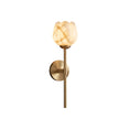 Load image into Gallery viewer, Alberto Lotus Alabaster Wall Sconce
