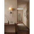 Load image into Gallery viewer, Alberto Lotus Alabaster Wall Sconce
