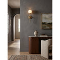 Load image into Gallery viewer, Alberto Lotus Alabaster Wall Sconce
