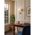 Load image into Gallery viewer, Alberto Lotus Alabaster Wall Sconce
