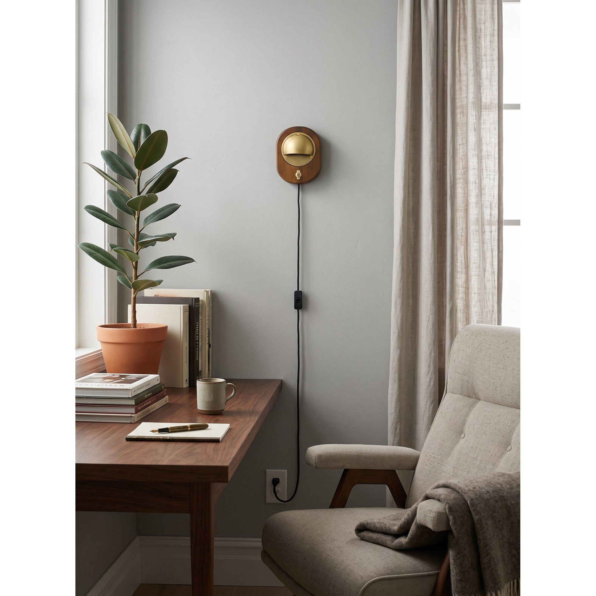 Alfi Plug-in Wall Sconce