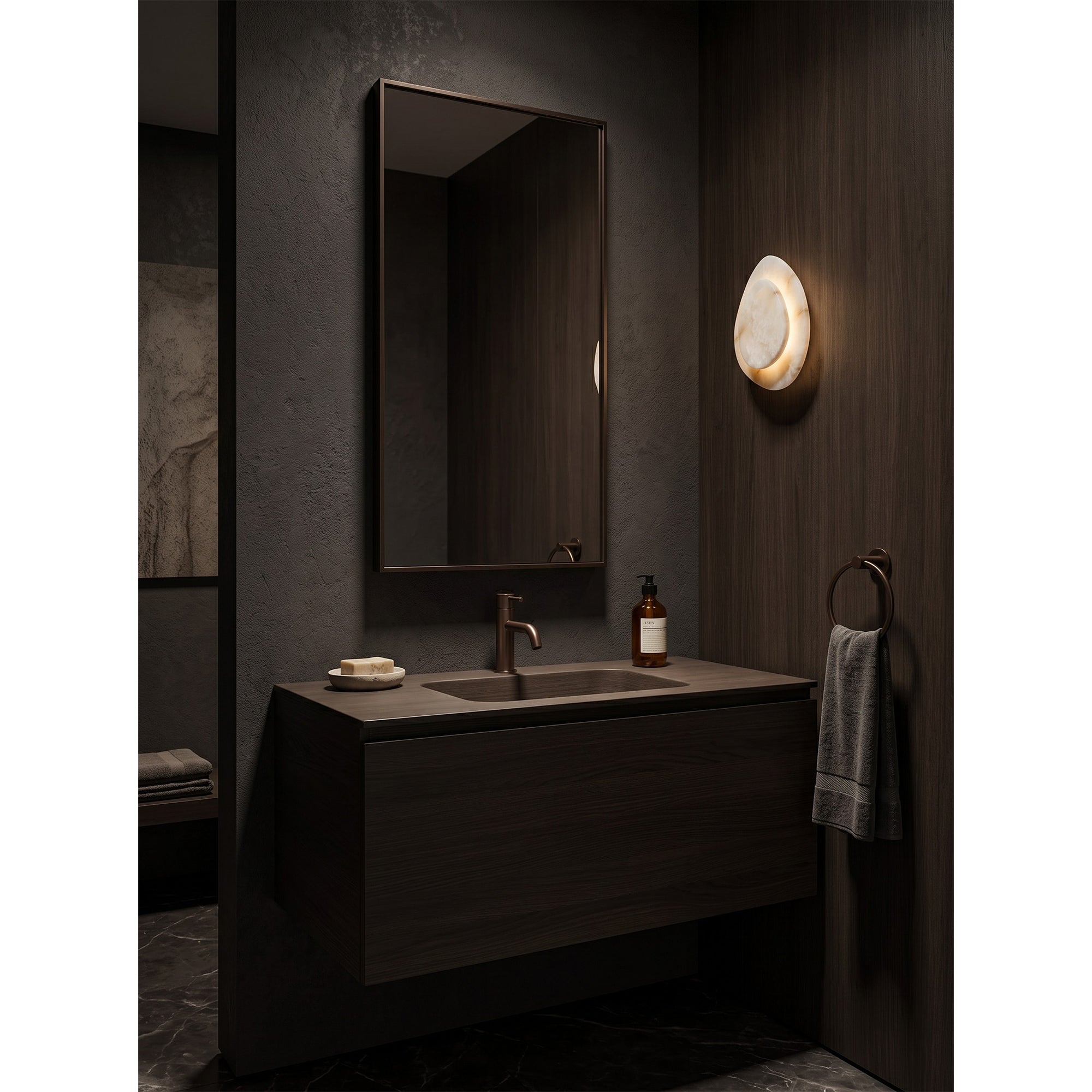 Alice Alabaster Wall Sconce