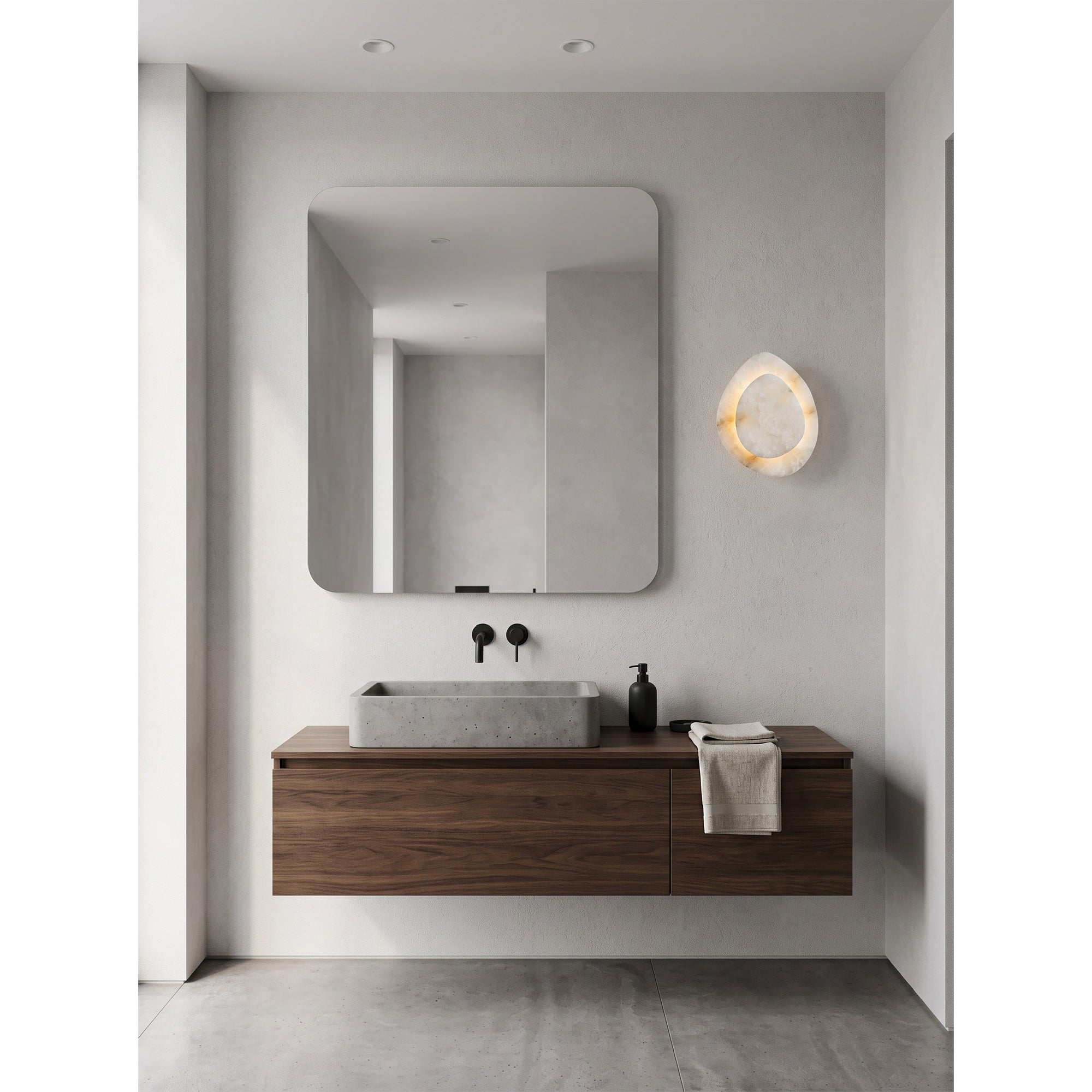 Alice Alabaster Wall Sconce