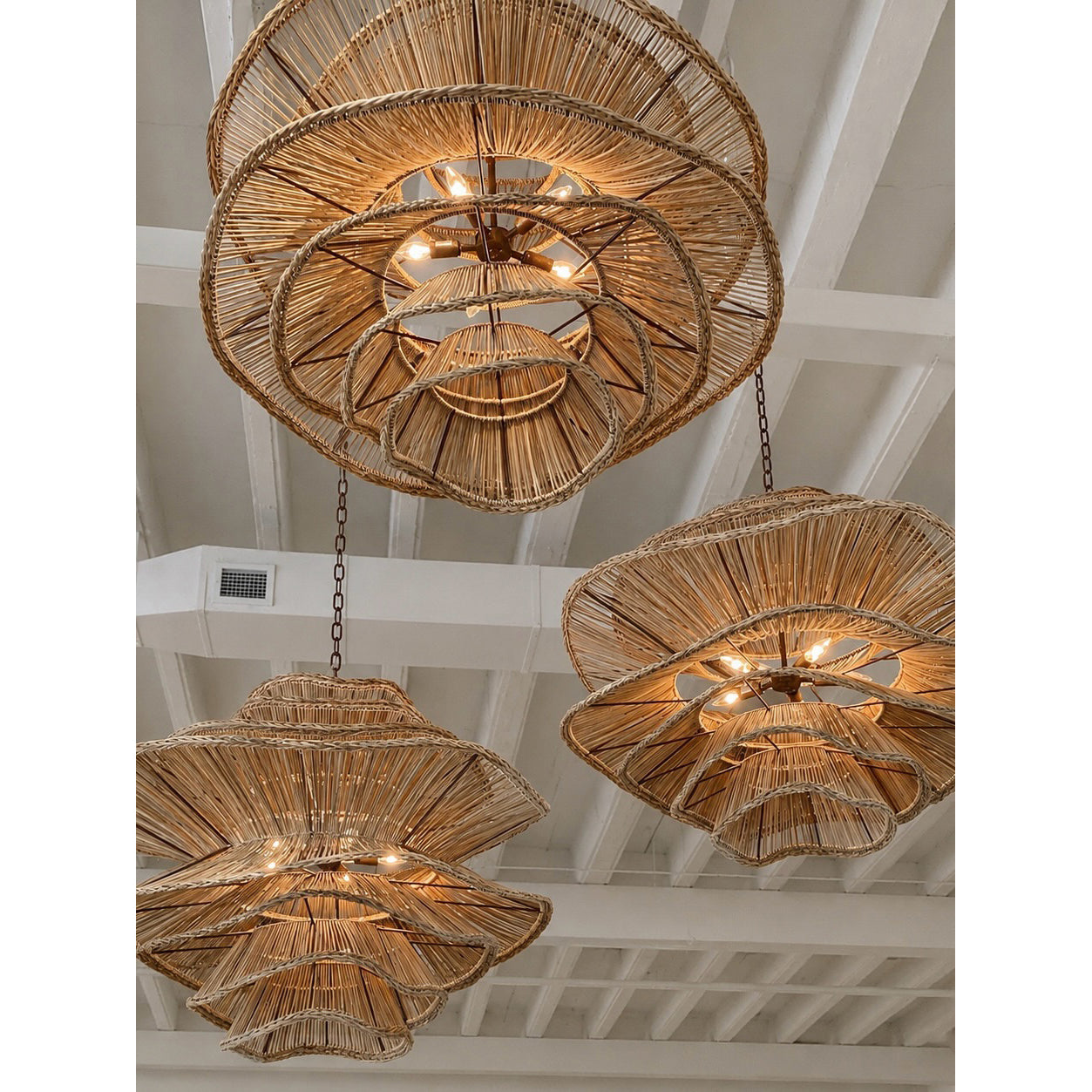 Alondra Rattan Chandelier
