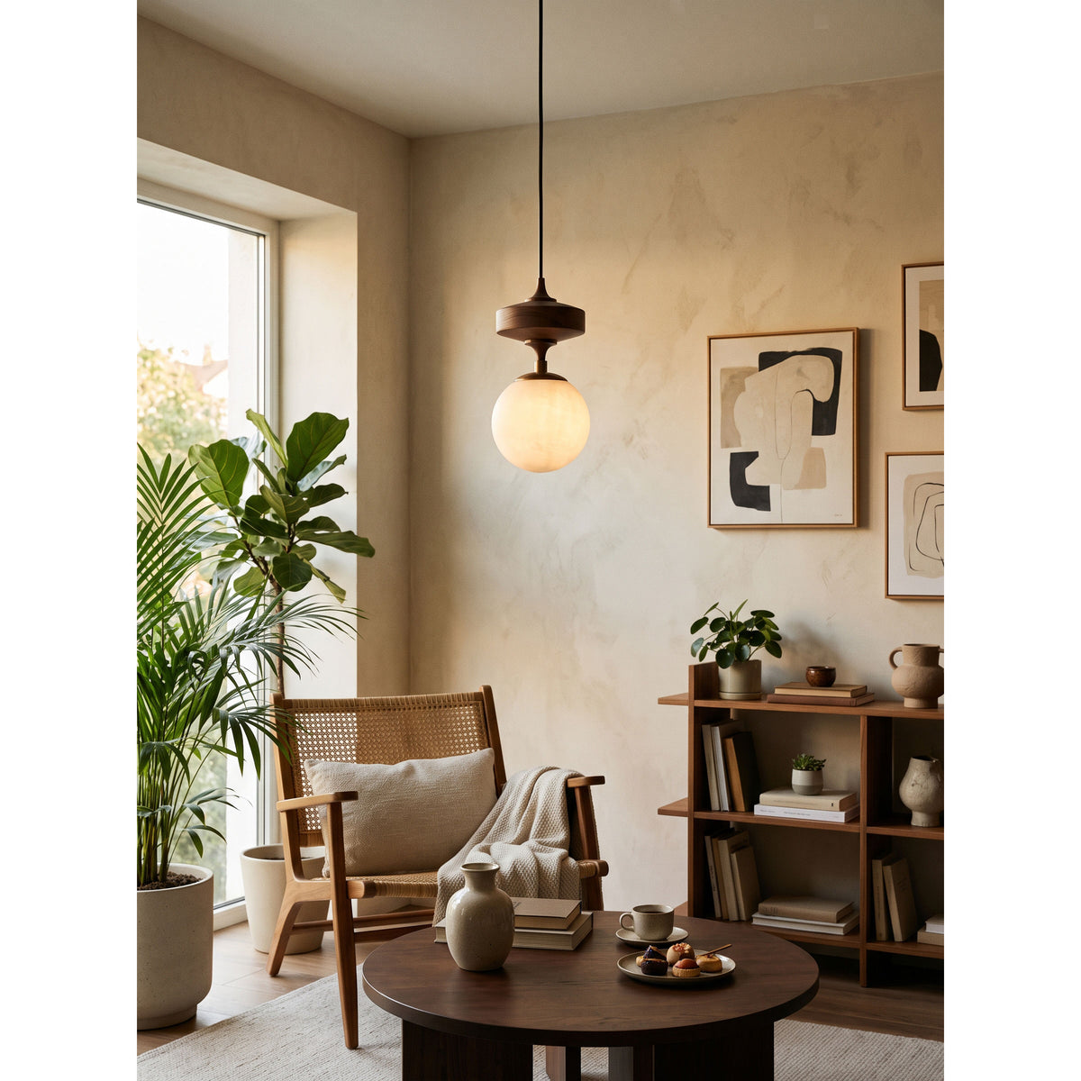 Alys Alabaster Pendant Lamp