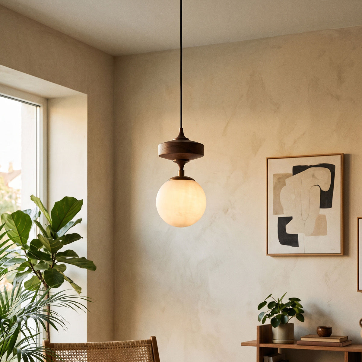 Alys Alabaster Pendant Lamp