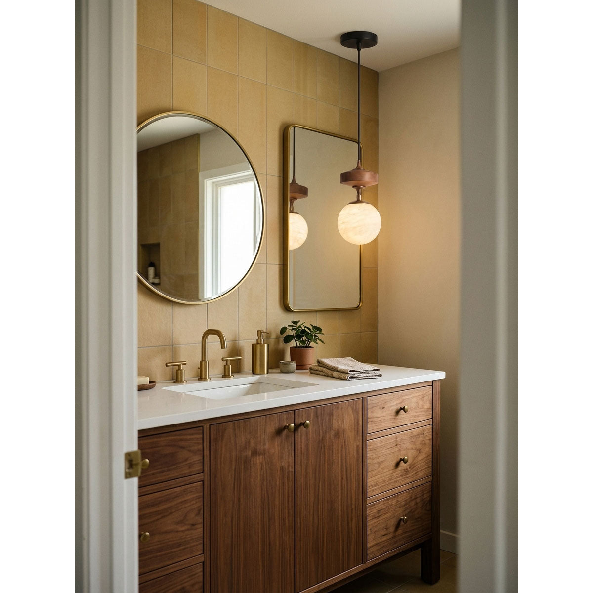 Alys Alabaster Pendant Lamp