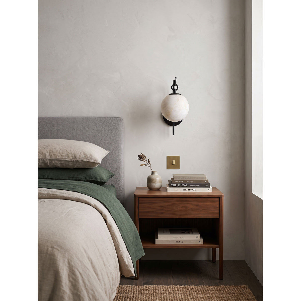 Ansaria Alabaster Wall Sconce