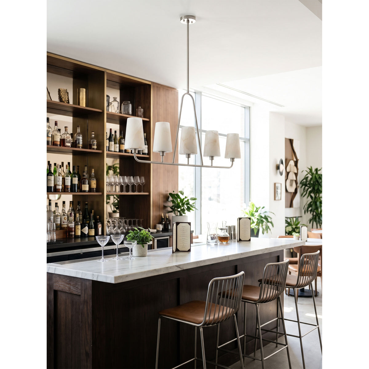 Ansel Linear Alabaster Pendant Lamp
