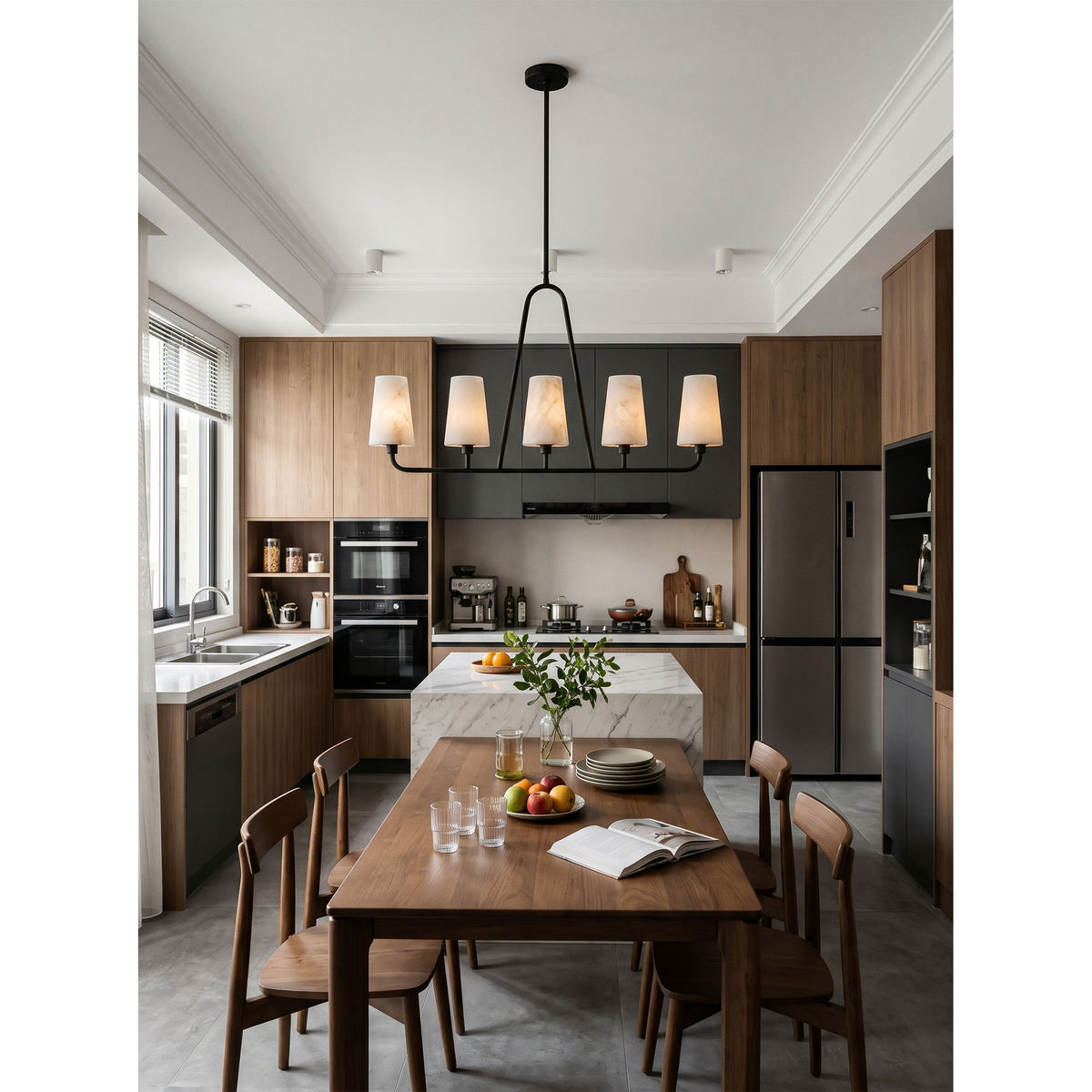 Ansel Linear Alabaster Pendant Lamp