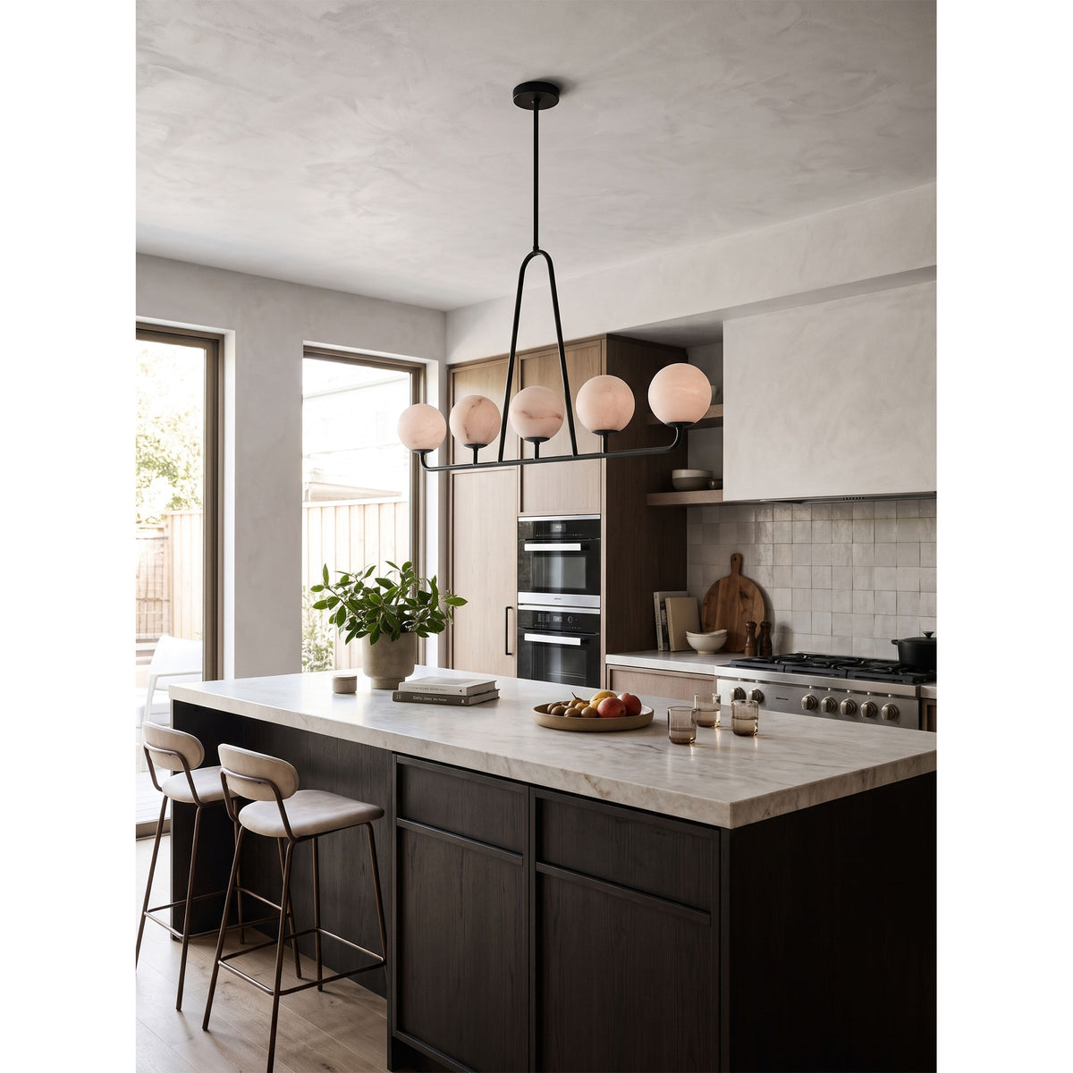 Ansel Linear Alabaster Pendant Lamp