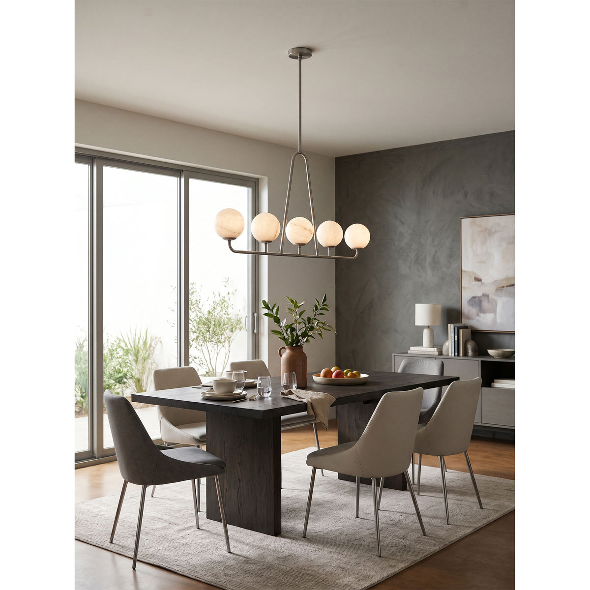 Ansel Linear Alabaster Pendant Lamp