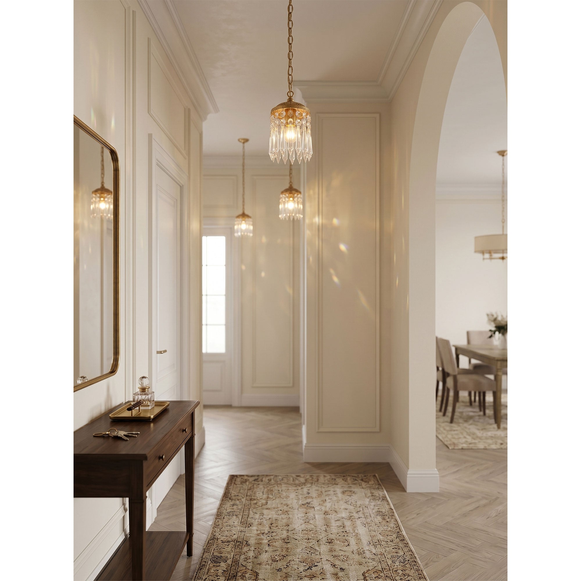 Antler Crystal Pendant Lamp