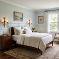 تحميل الصورة في عارض المعرض، Antoinette Bow & Tassel Alabaster Wall Sconce
