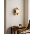 Charger l'image dans la visionneuse de la galerie, Aosta Disc Alabaster Wall Sconce
