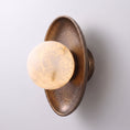 Charger l'image dans la visionneuse de la galerie, Aosta Disc Alabaster Wall Sconce
