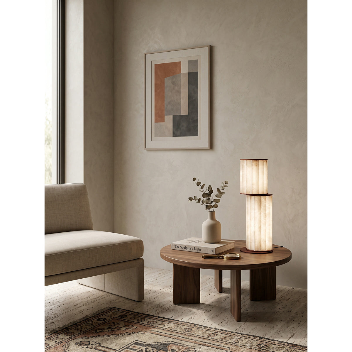 Apadana Alabaster Table Lamp