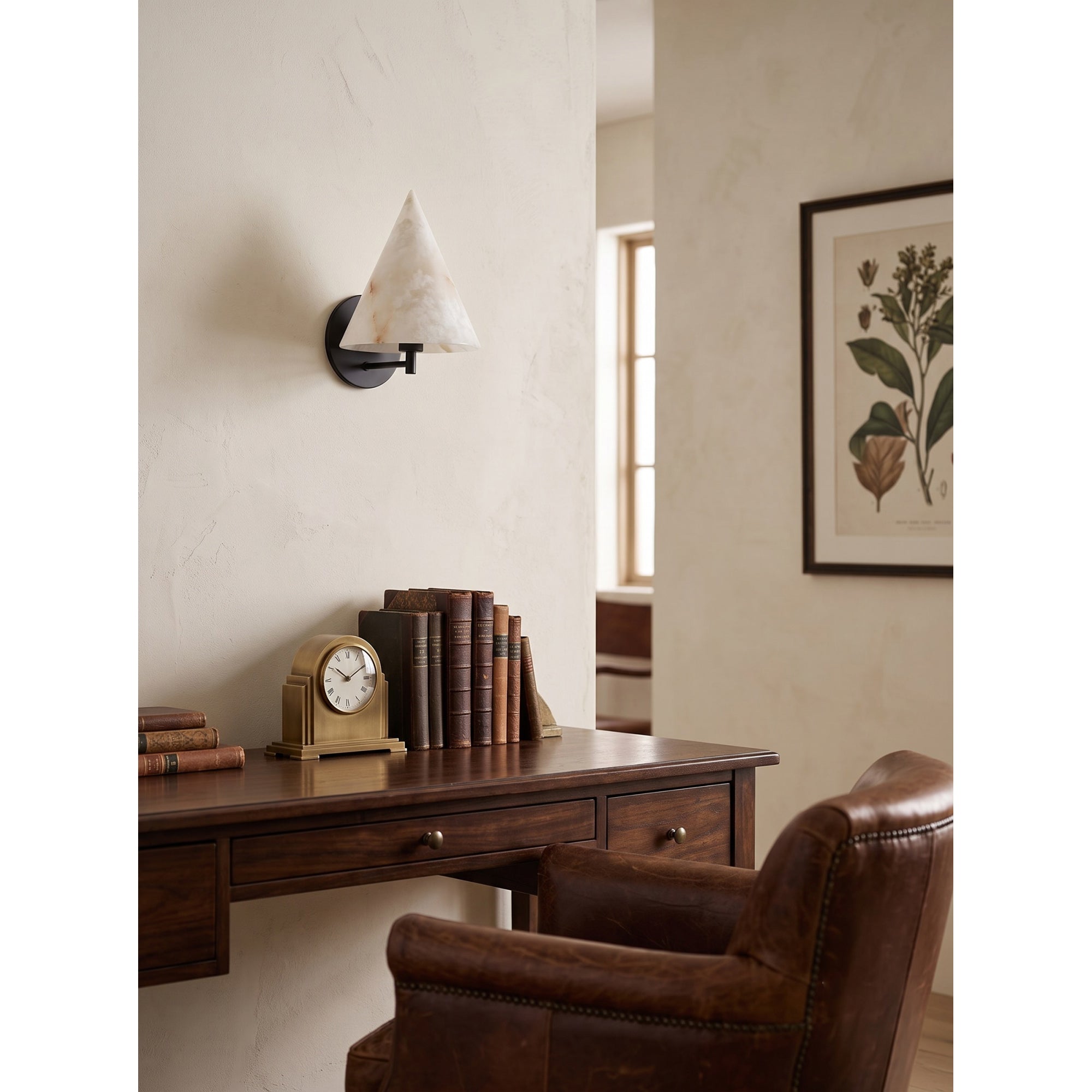 Apex Alabaster Wall Sconce