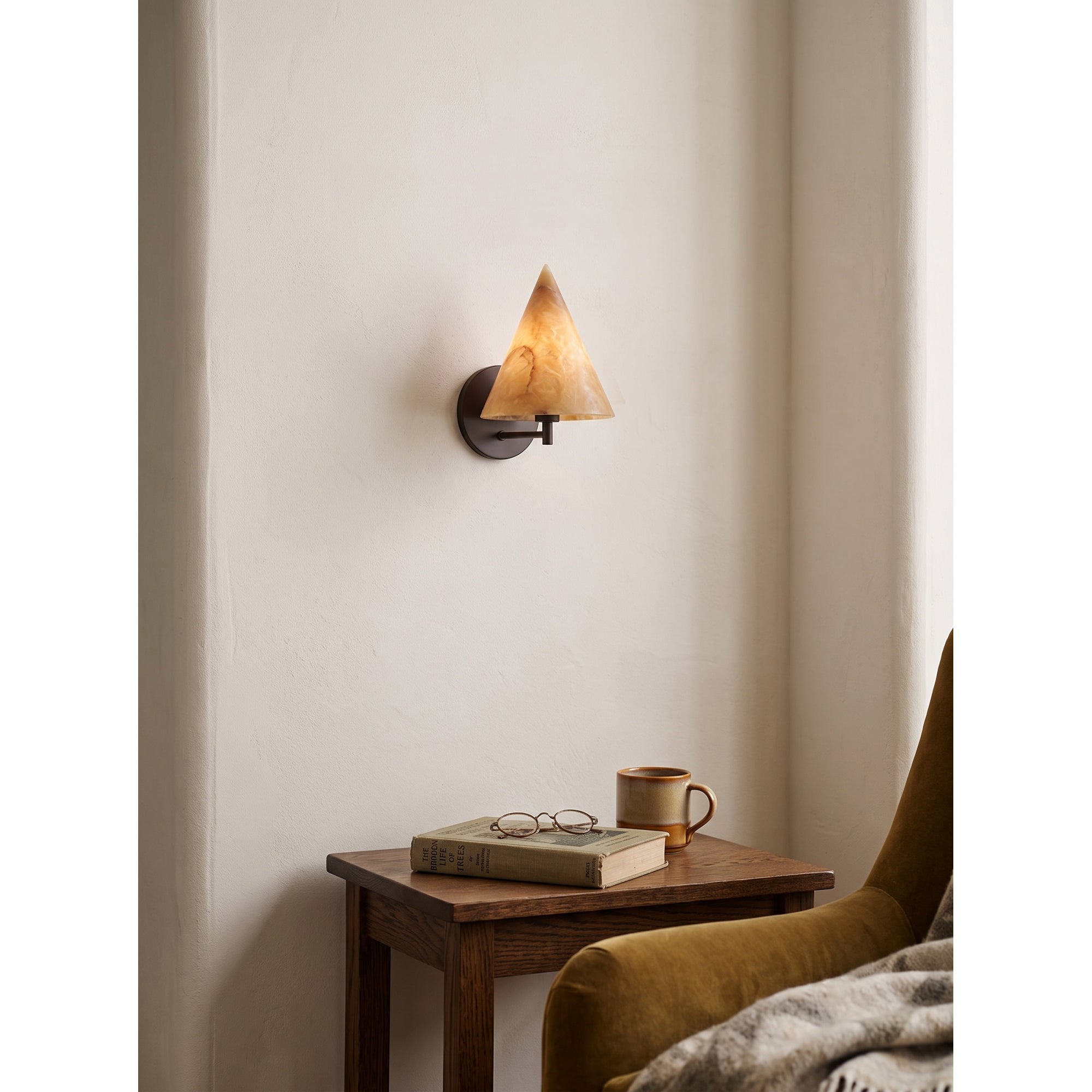 Apex Alabaster Wall Sconce
