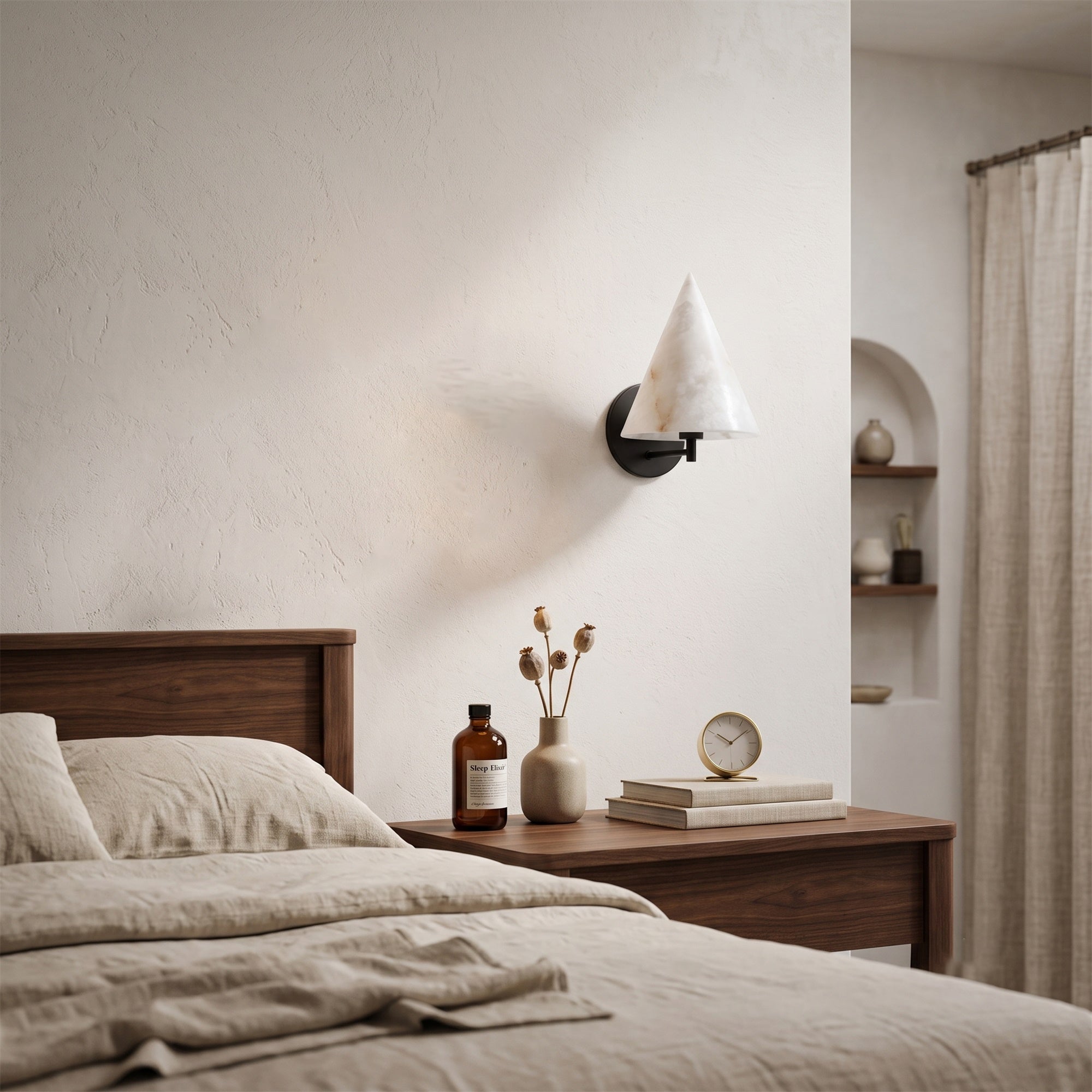 Apex Alabaster Wall Sconce