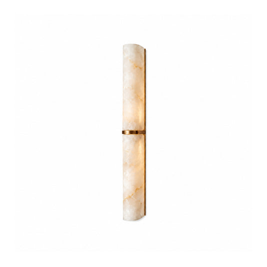 Arched Alabaster Tube Wall Sconce