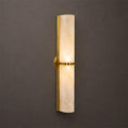 Bild in Galerie-Betrachter laden, Arched Alabaster Tube Wall Sconce
