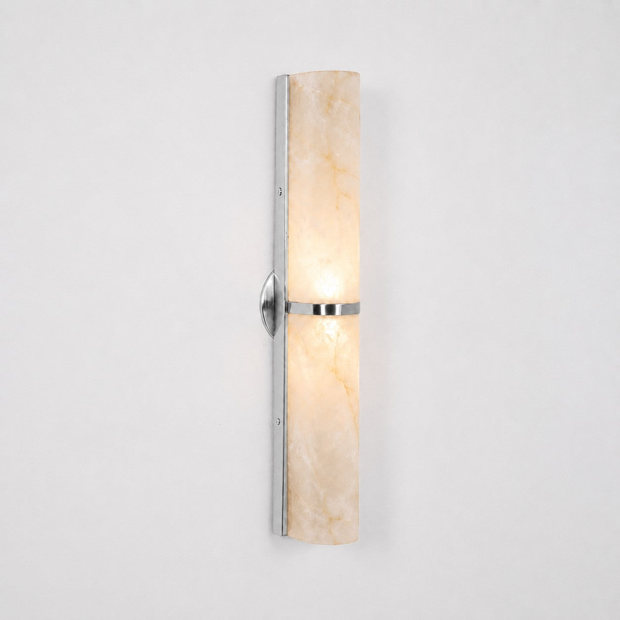 Arched Alabaster Tube Wall Sconce
