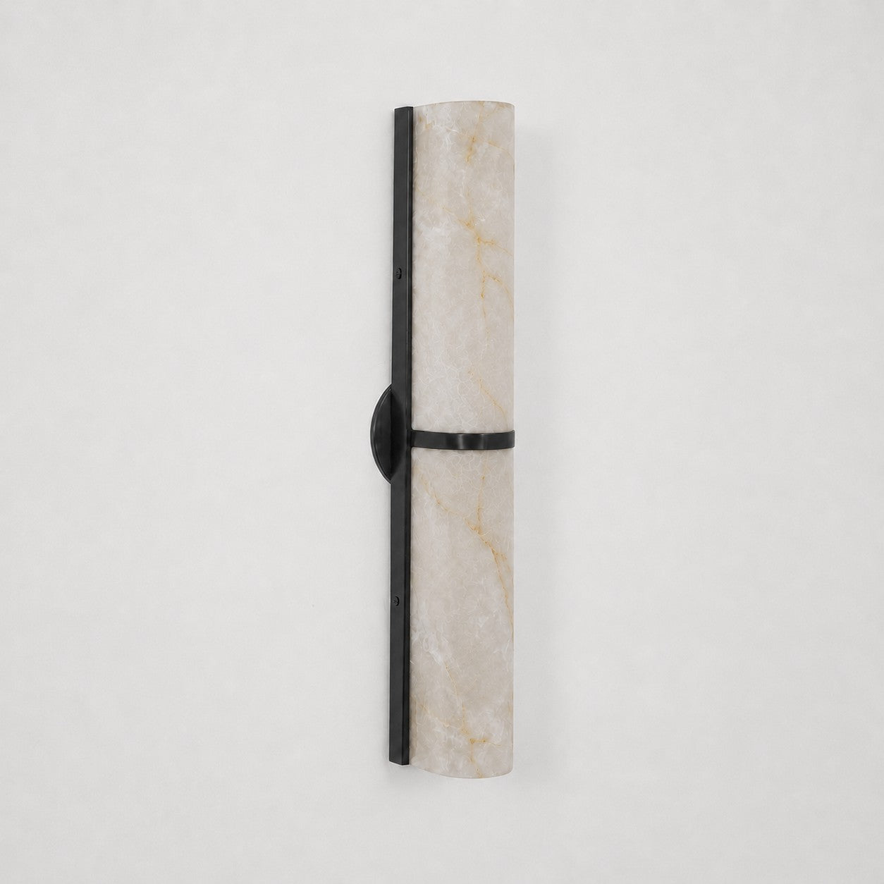 Arched Alabaster Tube Wall Sconce