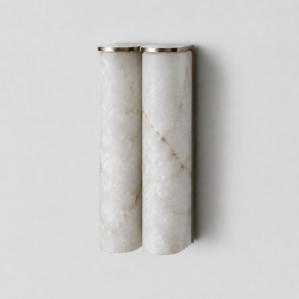 Arched Alabaster Tube Wall Sconce