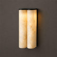 Bild in Galerie-Betrachter laden, Arched Alabaster Tube Wall Sconce
